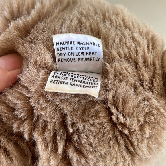 NOT FOR SALE. Rare vintage 1985 Kinder Gund teddy with interior rattle - Picture 7 of 11